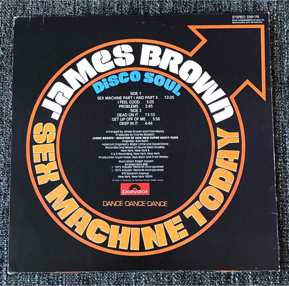 JAMES BROWN Sex machine today LP Vinyl 2391 175 Polydor 1975 in Neuss