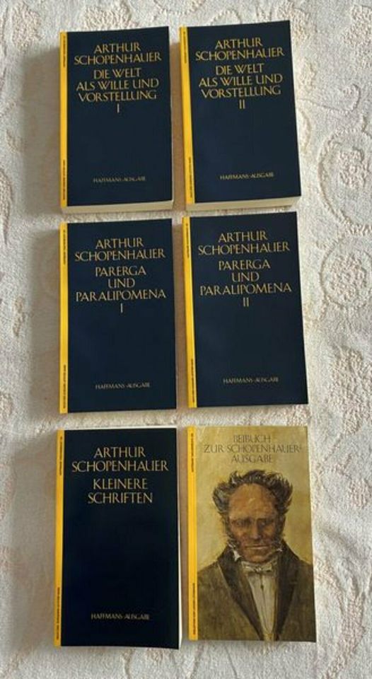 Haffmans Taschenbücher (Werke in 6 Bänden v. Arthur Schopenhauer) in Wittlich
