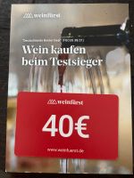 Wein Gutschein, weinfürst 40 € Nordrhein-Westfalen - Iserlohn Vorschau