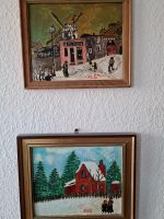 2 Bilder von K.Möller von 1989 Gemälde ca 40x36cm Top Zustand Sachsen-Anhalt - Magdeburg Vorschau