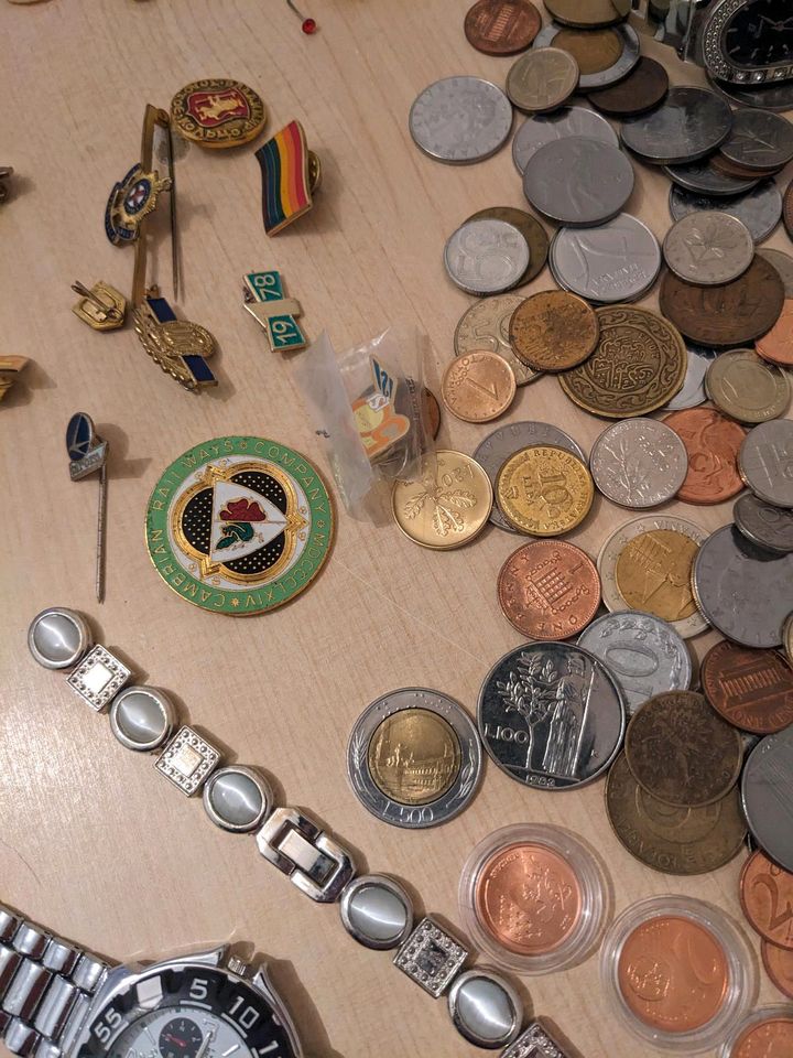 Münzen, Uhren, Schmuck, Konvolut, Paket,U 24, Trödel in Rostock