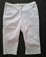 Tolle 3/4 Damen Hose von Ulla Popken,Gr.52,Weiß, Top!!! Niedersachsen - Loxstedt Vorschau