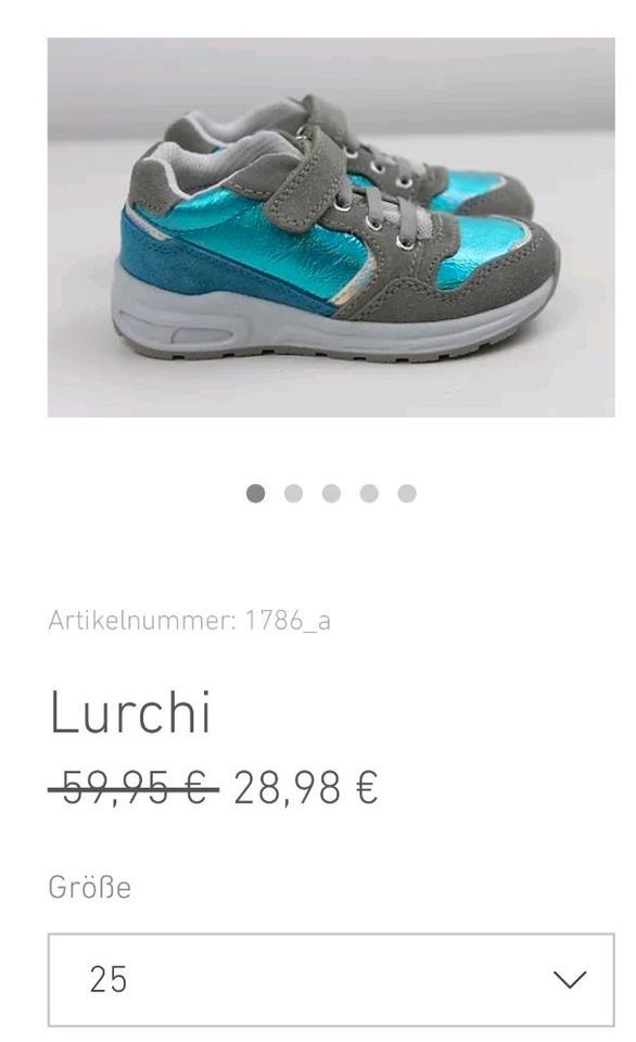 Neue Halbschuhe Gr. 25 & 26 Richter Lurchi Sneaker ungetragen in Herzogenaurach