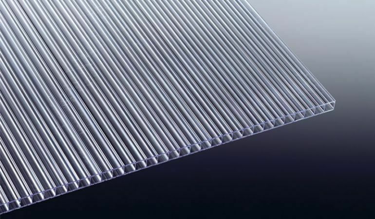 Gewächshausplatte, Polycarbonat, 4,5 mm,klar in Andernach