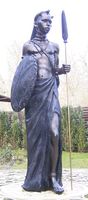Afrikaner 44cm. Massai Krieger. Bronze Farbe. Nordrhein-Westfalen - Dahlem Vorschau