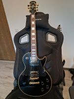 Epiphone Les Paul Custom Ebony 1994 Samick Korea inkl Koffer Hessen - Biedenkopf Vorschau