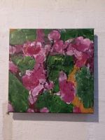 Acrylbild auf Leinwand 30 x 30 cm - abstrakt -floral, neu Hannover - Vahrenwald-List Vorschau