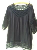 Bluse Gr 44 XXL Via Cortesa, blau Häkellook, Viskose Bayern - Lohr (Main) Vorschau