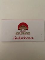 ASIA PARADISE GUTESCHEIN IM WERT VON 100€. Lieferung möglich! Bayern - Aschaffenburg Vorschau