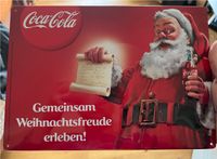 Coca-Cola Metallschild Weihnachten Schleswig-Holstein - Rendsburg Vorschau