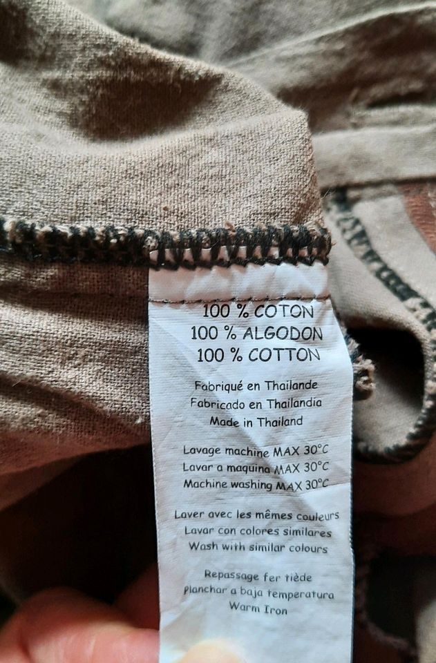 Leichte Sommer Bermudas Hose kurz Baumwolle braun Gr. 44 / 46 in Saarbrücken