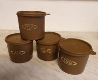 Tupperware Vorratsbehälter mit Kakao-Aufdruck 4 Stück Brandenburg - Rangsdorf Vorschau