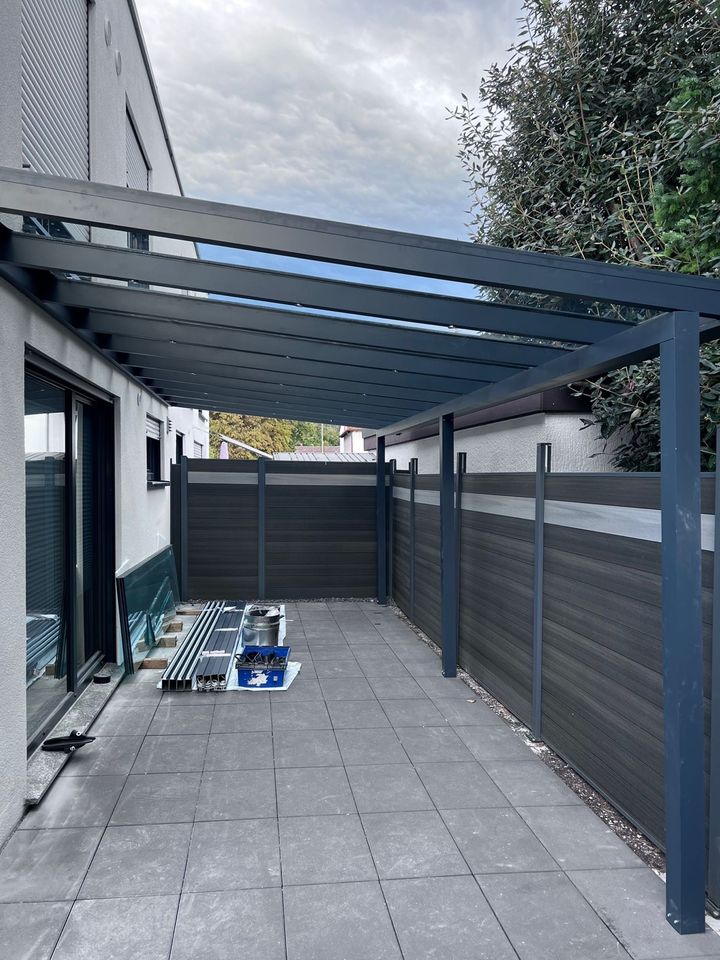 Wintergarten/Terrassenüberdachung/Sonnenschutz/Pergola/Carport in München