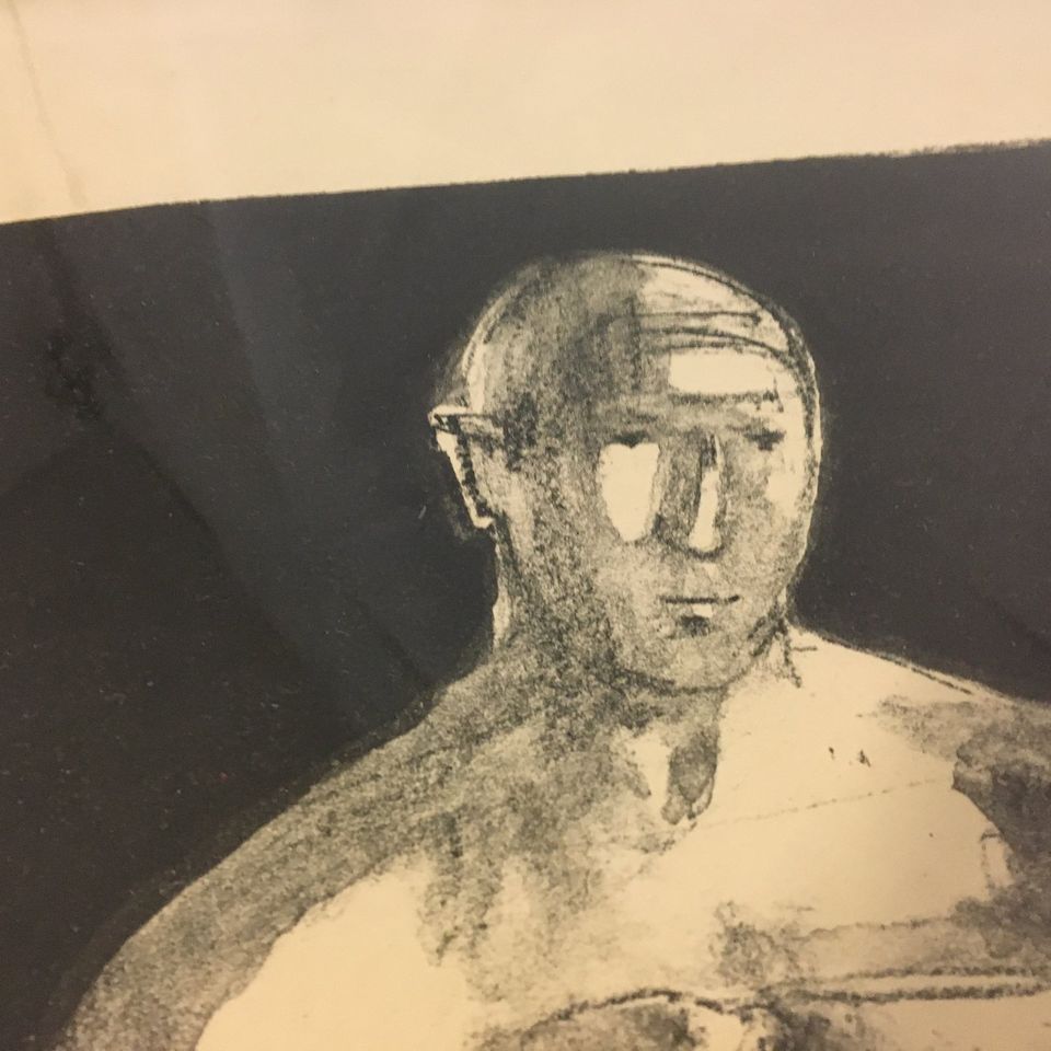 Lithografie Hans Theo Richter Frau Akt Limitiert 28/30 52x42cm in Berlin