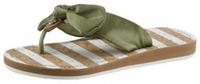 TOM TAILOR Zehentrenner Flip Flops - NEU - Satin Schleife khaki Nordrhein-Westfalen - Dormagen Vorschau