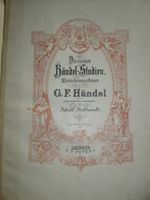 Edition Peters G.F.Händel Klavierkompositionen Noten Klaviernoten Bayern - Dillingen (Donau) Vorschau