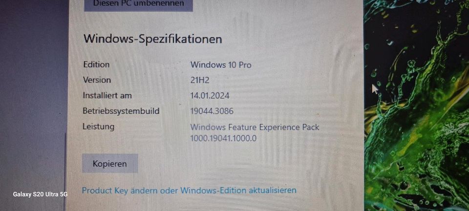 Acer Laptop acer n19c1 8GB RAM i3 2,2 GHz 250 GB Speicher in Bedburg-Hau