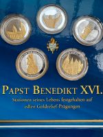 Goldrelief Prägungen Papst Benedikt Bayern - Tegernheim Vorschau