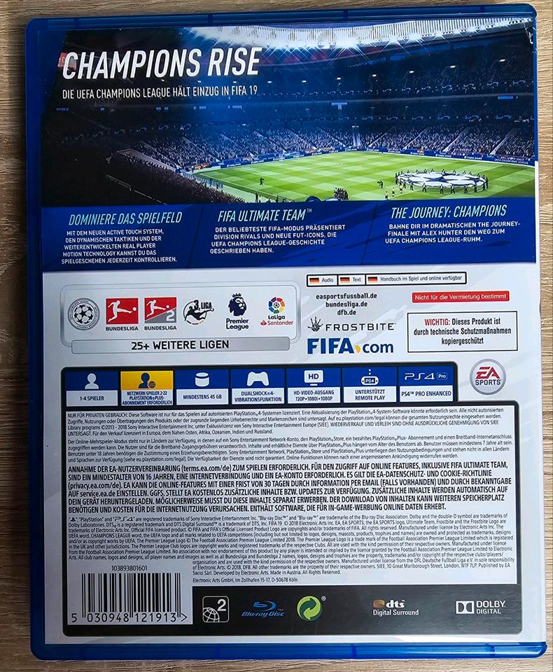 FIFA 19 PS4 SPIEL in Willingen (Upland)