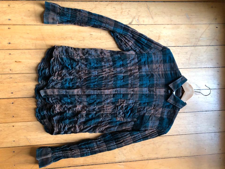 Hansen Garments, gebrauchtes Hemd, kariert blau/braun/schwarz in Hamburg