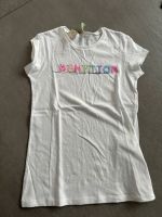 Benetton Tshirt weiß mit Print L 134 140 neu München - Bogenhausen Vorschau