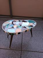 Mosaik Blumenhocker Dreibein Mid-Century Nierentisch Vintage Deko Nürnberg (Mittelfr) - Südstadt Vorschau