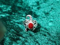 Ring Skorpion 925 Silber mit Rubin Edelstein Rot Gr. 17 Niedersachsen - Westerholt Vorschau