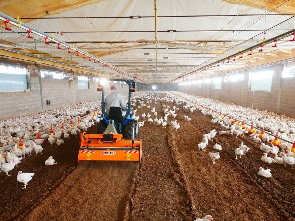 DELEKS® PAVO-120 Fräse für Einstreu von Geflügelfarmen, Kuhställe in Pfaffenhofen a. d. Glonn