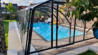 Poolüberdachung Optima anthrazit 1090x520cm Cover clear Abdeckung Brandenburg - Frankfurt (Oder) Vorschau