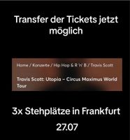 3x Stehplatz Karten für Travis Scott in Frankfurt Baden-Württemberg - Mannheim Vorschau