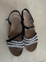 Bata Keilsandalette Sandalette Sandalen Glitzer Perlen Bayern - Königsbrunn Vorschau