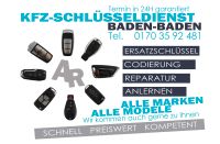 Autoschlüssel nachmachen, alle Modelle alle Marken. Baden-Württemberg - Sinzheim Vorschau