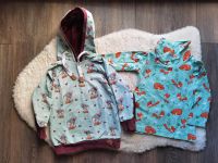 Handmade Set Mädchen Pullover Hoodie Füchse Gr. 92 und 98 Sachsen - Rothenburg Vorschau