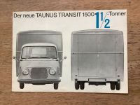 FORD TAUNUS TRANSIT 1500 1,5t Prospekt 1960‘er Jahre Niedersachsen - Seevetal Vorschau