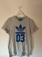 Adidas T-Shirt grau blau M Hessen - Schrecksbach Vorschau