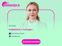 Projektleiter /-manager (m/w/d) Nordrhein-Westfalen - Hückelhoven Vorschau