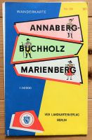 Alte Wanderkarte Landkarte Annaberg-Buchholz Marienberg - VEB Brandenburg - Potsdam Vorschau