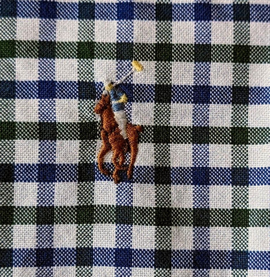 Polo Ralph Lauren Hemd XL Slim Fit kariert wie neu Oxford in Pansdorf