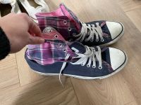 Converse All Stars blau pink kariert 45 Sneakers Turnschuhe Berlin - Charlottenburg Vorschau