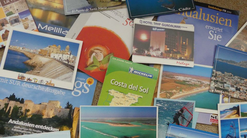 Andalusien, Costa del Sol, Cadiz, Bücher, Ansichtskarten, neu in Berlin