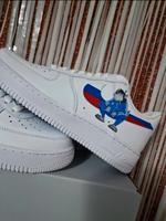 Nike Air Force one Special Edition Sonderanfertigung Russland Baden-Württemberg - Neufra Hohenzollern Vorschau