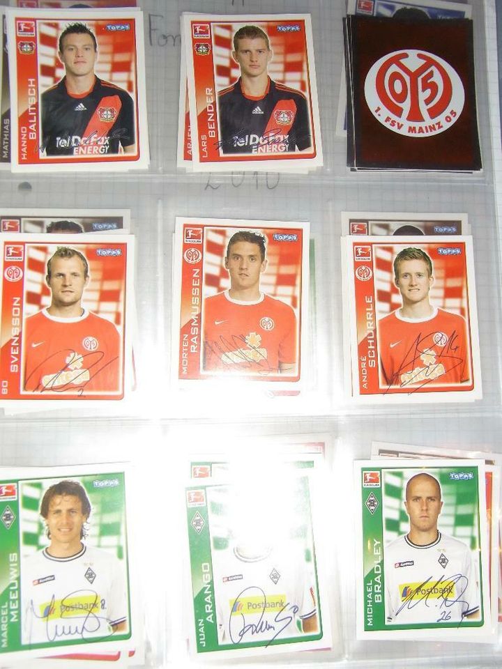 Topps Fussball Bundesliga Sticker Saison 2010/2011 in Bremen