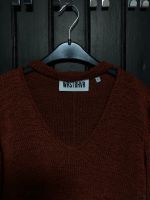 Damen wrstbhvr Strickpullover asymmetrisch Gr. 36 rostbraun Niedersachsen - Nienstädt Vorschau