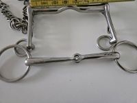 Royal Steel Dressurkandare mit Unterlegtrense 15cm Baden-Württemberg - Fellbach Vorschau