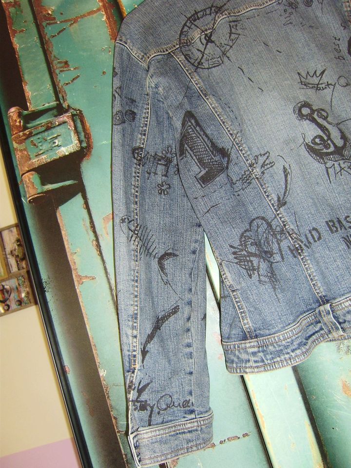 Betty Barcley Collection Jeans Jacke Gr. 38 Blau bedruckt in Berlin