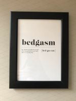Fiskbo Bilderrahmen 13x18 cm schwarz mit Desenio bedgasm Bild Bayern - Augsburg Vorschau