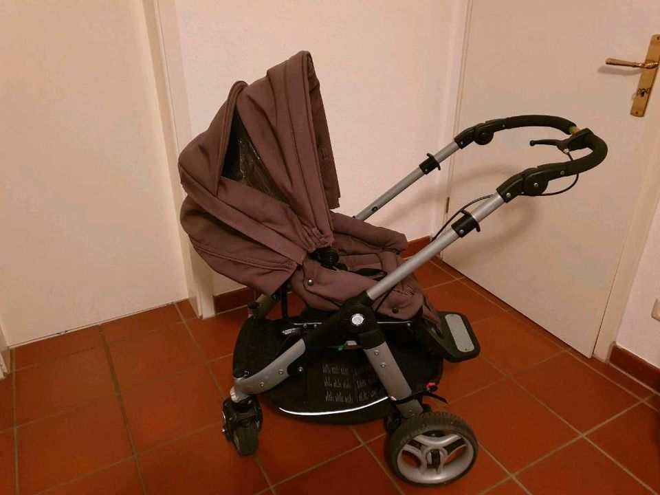 Kinderwagen Buggy Teutonia inkl. viel Zubehör in Hasloch