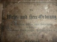 Die Wehr- und Heerordnung von 1886 Antik Militär Geschichte Nordrhein-Westfalen - Hennef (Sieg) Vorschau