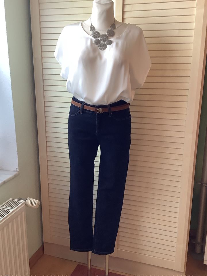 Tolle skinny Jeans von CAMBIO Modell Piera dunkelblau Gr. 36-38 in Revensdorf