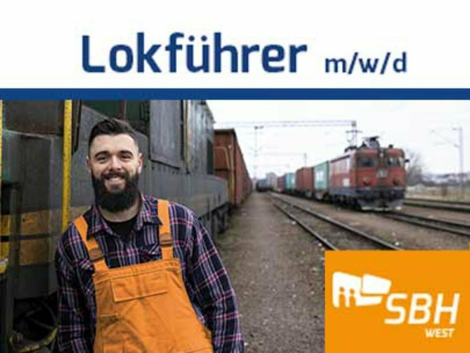 Viersen: Ausbildung zum Lokführer mit Jobgarantie m/w/d in Viersen